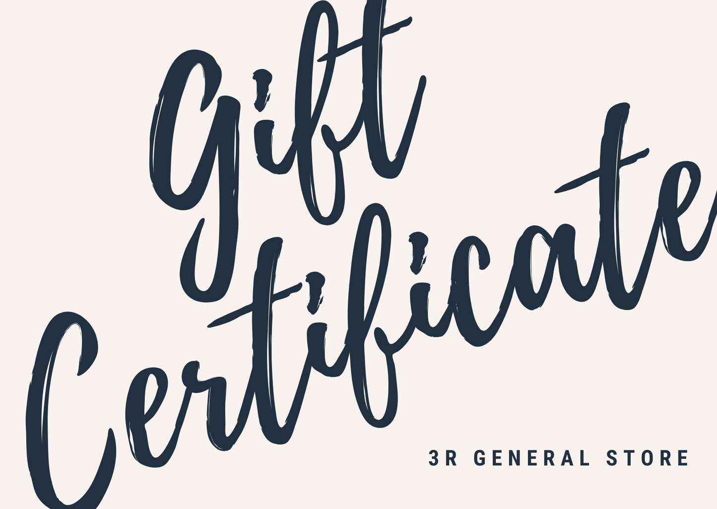 3R General Store Gift Card