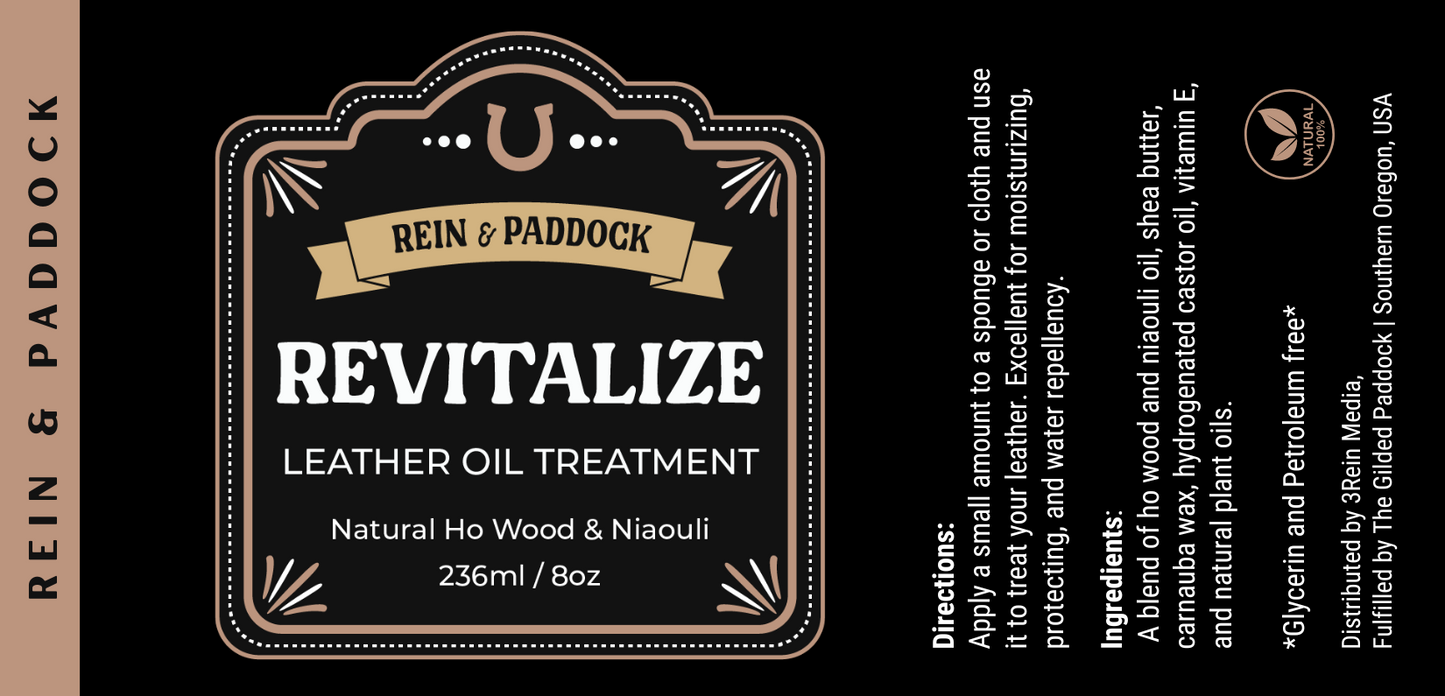 Revitalize : Leather Oil Treatment